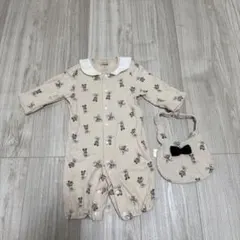 petitmain プティマイン ミッキー総柄　2WAYオール　50-70