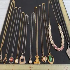 まとめ売りアクセサリーO73☆ネックレス11点オークション