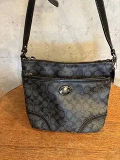 Coach ショルダーバッグ グレー ロゴ