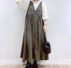 ギャザーキャミソールワンピース　スタジオクリップ