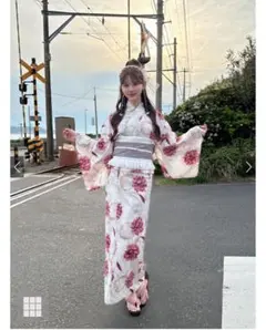 GRL グレイル 浴衣 下駄