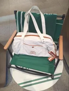 韓国スターバックス 】LACOSTE ラコステ バッグ グリーン非売品 - メルカリ