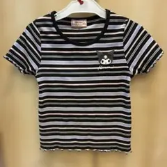 しまむら　クロミ　ボーダー半袖Tシャツ　140cm