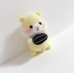 可愛い　ハムスター　あみぐるみ　ハンドメイド　プレゼント　かぎ編み　ぬいぐるみ