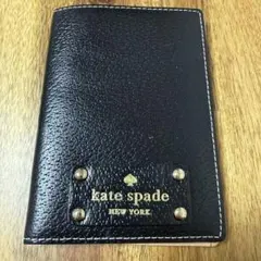 美品 ケイトスペード パスポートケース ブラック kete spade