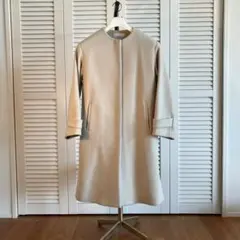 GREEN LABEL RELAXING ショートビーバー ノーカラー コート