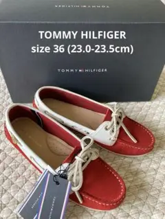 【新品未使用タグ付】TOMMY HILFIGER デッキシューズ ローファーのサムネイル