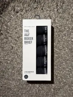 Abercrombie & Fitch ボクサーブリーフ 5パック L ブラック