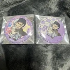 Dr.stone 缶バッジ　with dogs ver あさぎりゲン