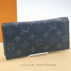 LOUIS VUITTON ポルトフォイユブラザ　モノグラム エクリプス 長財布