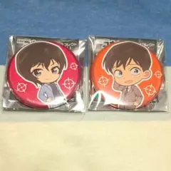 名探偵コナン 佐藤美和子 高木渉 缶バッジセット