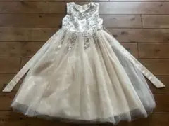 ベージュ フレアドレス 140cm