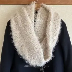 レプシム　ファンシーヤーン ベージュ スヌード