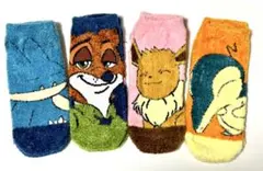 在庫限り　イーブイ　ニンテンドー　ポケモン　人気　キャラ　フワモコ　ルーム　靴下