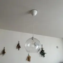 ガラス製 ペンダントライト 照明器具一式