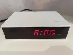 無印良品　デジタルアラーム時計 ホワイト