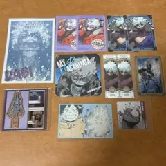 ヒロアカ　荼毘　アートコースター　ステッカー　クリアカード