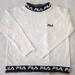 FILA ホワイト 長袖カットソー