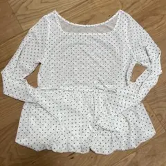 ☆新品☆アクアガール フリルカットソー 花柄 フラワー ブラウス 