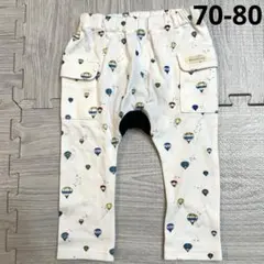 ハルウララ パンツ 70〜80 気球柄 オーガニックコットン ベビー 総柄のサムネイル
