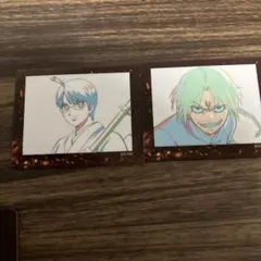 銀魂 吉原大炎上 入場者特典第2弾 アニメ原作ステッカー壱 2種