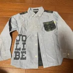 BeBe 長袖シャツ 120サイズ グレー