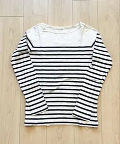 美品　無印良品　ボートネック長袖 Tシャツ