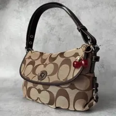 COACH turnlock Signater Shoulderbag