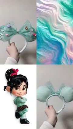 ヴァネロペ　キャンディ　スウィーツポップ　ディズニーカチューシャ