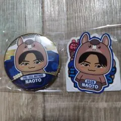 NEW YEAR 2026 三代目JSB NAOTO バッジ ステッカーセット