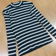 ユニクロ ストライプ トップス ニット カットソー 長袖