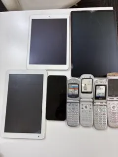 ipad ガラケー　アンドロイド　スマホ　まとめ売り　ジャンク品　8台