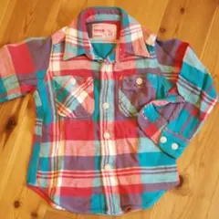 値下げ‼️デニム&ダンガリー　長袖　シャツ　100　 110　xs
