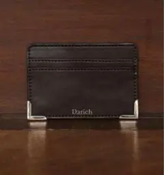 ダーリッチ　チョコレートレザーカードケース