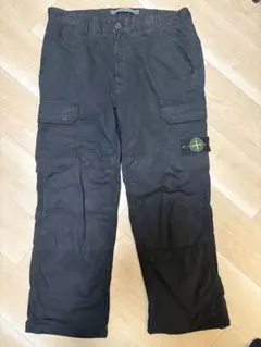 STONE ISLAND カーゴパンツ ブラック　32のサムネイル
