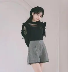 2025年最新】meltie きらきらショルダーフリルニットの人気