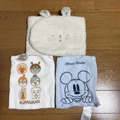 【美品】mocmof アンパンマン ミッキー　腹巻　ベビー腹巻　3枚セット