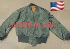 アメリカ製　ビンテージ　アルファ MA-1フライトジャケット　USA