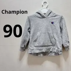 Champion 【90】グレー フード付き トレーナー