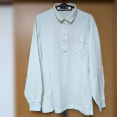 LYLE & SCOTT 長袖ポロシャツ ホワイト Lサイズ