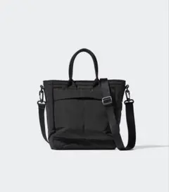 ユニクロ　2WAYユーティリティミニバッグ ブラック