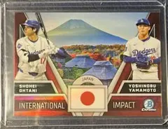 大谷翔平　山本由伸TOPPS bowman Chrome