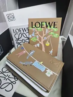 LOEWE アライグマ トライフォールド ウォレット(ナパカーフ) 新品未使用