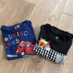 グラニフ＆トミカ　ロンT 90センチ