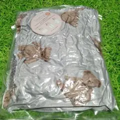 テディベア　ブランケット　灰色　可愛くて温かい　スワンネル