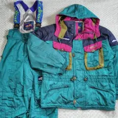 ellesse スキースノボウェア メンズ 【XL】上下セット 90s エレッセ