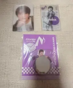 Snow Man 深澤辰哉 チラ見カード クリアステッカー ミラーステッカー