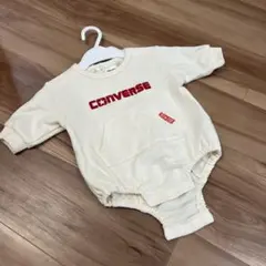 CONVERSE クリーム色ロンパース