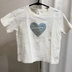 devirock 110ハートプリント Tシャツ ホワイト