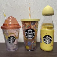 スターバックス スタバ サマー コールドカップタンブラーとボトル 3点セット